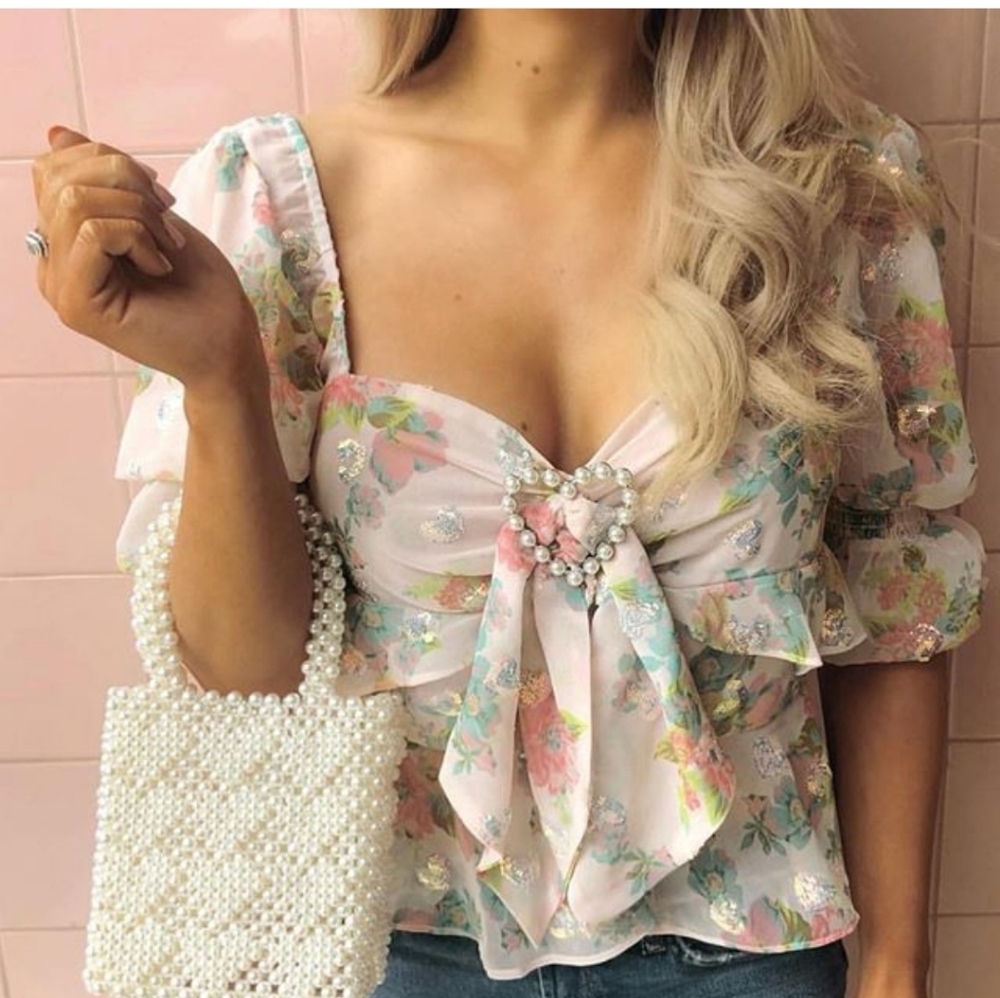 For Love and Lemons Paradis Top